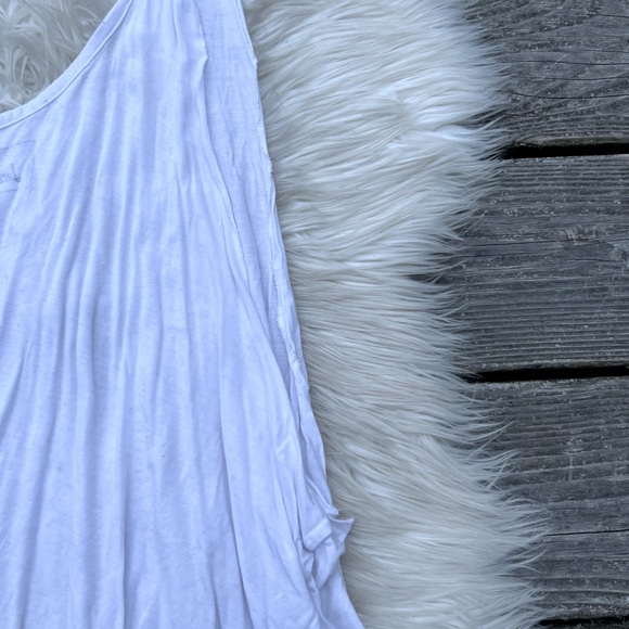 MATIX White Soft Knit Tunic Tank Top Vtg - Picture 5 of 8